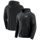 New York Jets J. Palmer Players Lounge Tri-Blend Full-Zip Hoodie - Dark Heather Gray outlet