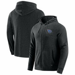 Tennessee Titans J. Palmer Players Lounge Tri-Blend Full-Zip Hoodie - Dark Heather Gray discount