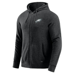 Philadelphia Eagles J. Palmer Players Lounge Tri-Blend Full-Zip Hoodie - Dark Heather Gray discount