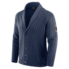 New England Patriots J. Palmer The Playmaker Cardigan Raglan Sweater - Navy outlet