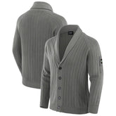 Green Bay Packers J. Palmer The Playmaker Cardigan Raglan Sweater - Graphite cheap
