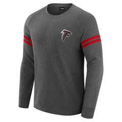 Atlanta Falcons J. Palmer Players Lounge Raglan Tri-Blend Sweatshirt - Dark Heather Gray outlet