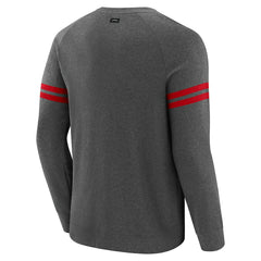 Atlanta Falcons J. Palmer Players Lounge Raglan Tri-Blend Sweatshirt - Dark Heather Gray outlet
