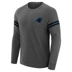 Carolina Panthers J. Palmer Players Lounge Raglan Tri-Blend Sweatshirt - Dark Heather Gray outlet