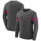Arizona Cardinals J. Palmer Players Lounge Raglan Tri-Blend Sweatshirt - Dark Heather Gray cheap