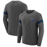 Tennessee Titans J. Palmer Players Lounge Raglan Tri-Blend Sweatshirt - Dark Heather Gray cheap