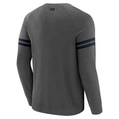 Houston Texans J. Palmer Players Lounge Raglan Tri-Blend Sweatshirt - Dark Heather Gray cheap