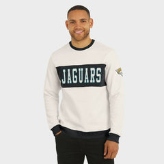 Jacksonville Jaguars Darius Rucker Collection Colorblock Pullover Sweatshirt - Cream outlet