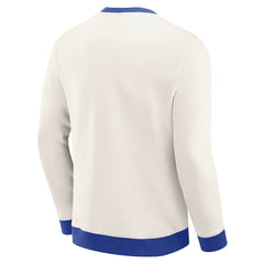Los Angeles Rams Darius Rucker Collection Colorblock Pullover Sweatshirt - Cream for sale