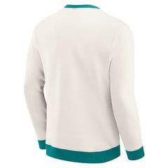 Miami Dolphins Darius Rucker Collection Colorblock Pullover Sweatshirt - Cream cheap
