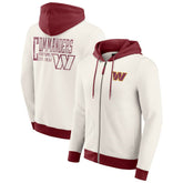 Washington Commanders Darius Rucker Collection Distressed Graphics Full-Zip Hoodie - Cream on sale
