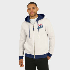 New York Giants Darius Rucker Collection Distressed Graphics Full-Zip Hoodie - Cream online