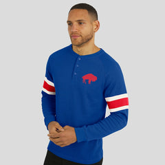 Buffalo Bills Darius Rucker Collection Waffle-Knit Raglan Long Sleeve Henley T-Shirt - Royal outlet