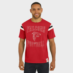 Atlanta Falcons Darius Rucker Collection Football Stripe Sleeve T-Shirt - Red discount