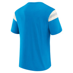 Detroit Lions Darius Rucker Collection Football Stripe Sleeve T-Shirt - Blue cheap