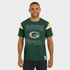 Green Bay Packers Darius Rucker Collection Football Stripe Sleeve T-Shirt - Green outlet