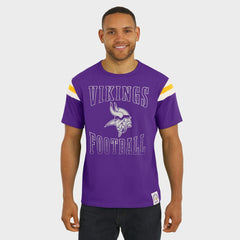 Minnesota Vikings Darius Rucker Collection Football Stripe Sleeve T-Shirt - Purple sale
