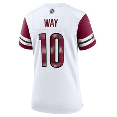 Tress Way Washington Commanders Women's Game Jersey - White on sale