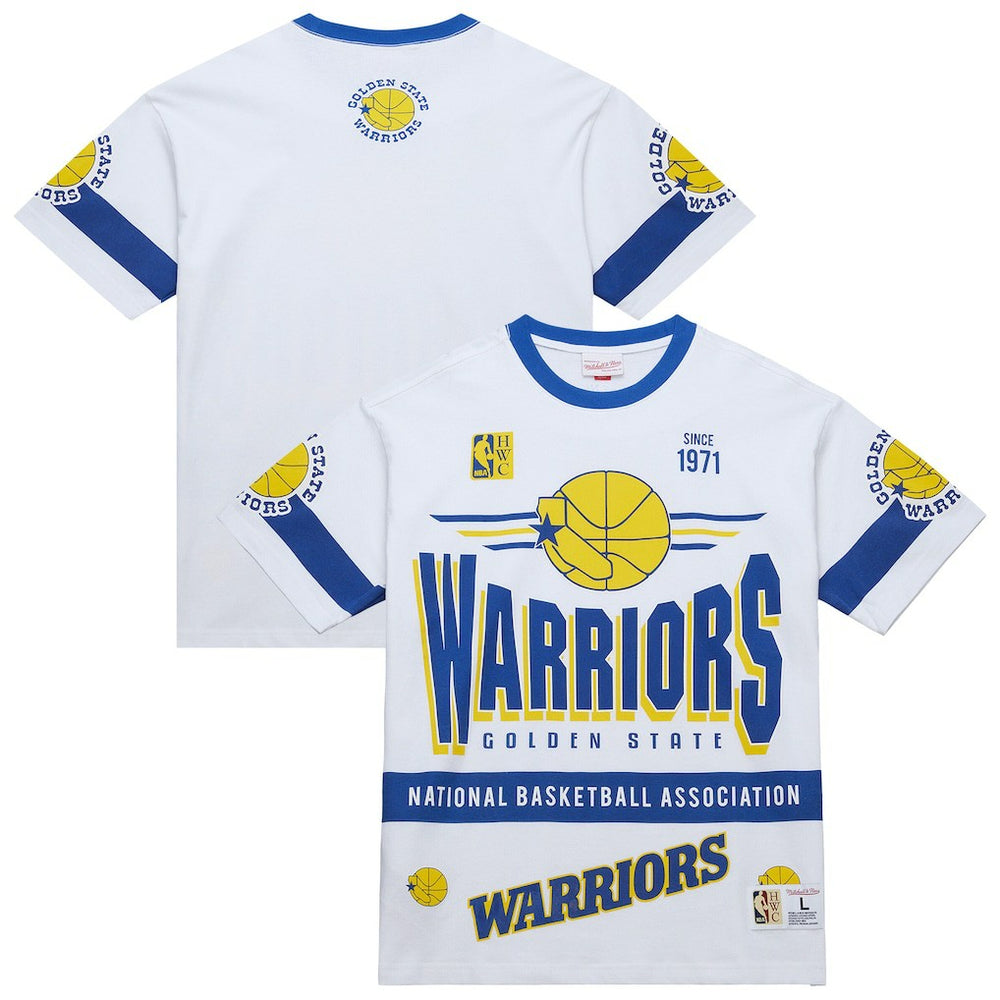 Golden State Warriors Unisex Hardwood Classics Vintage Team Origins Premium T-Shirt sale - White online