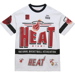Miami Heat Unisex Hardwood Classics Vintage Team Origins Premium T-Shirt - White discount