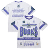 Milwaukee Bucks Unisex Hardwood Classics Vintage Team Origins Premium T-Shirt - White shop