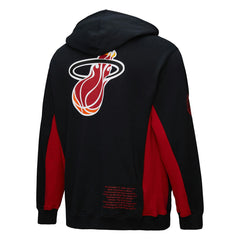 Miami Heat Hardwood Classics Team Origins Fleece Pullover Hoodie - Black discount