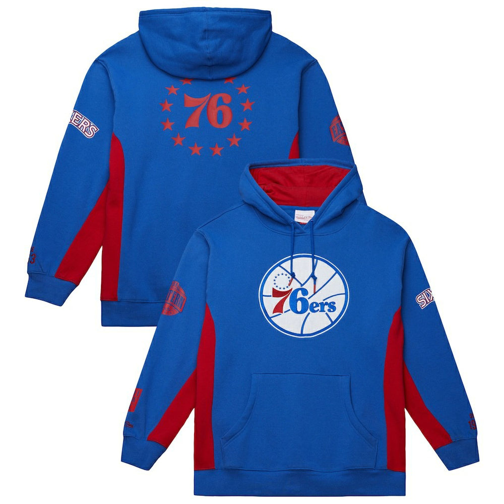 Philadelphia 76ers Hardwood Classics Team Origins Fleece Pullover Hoodie - Royal online