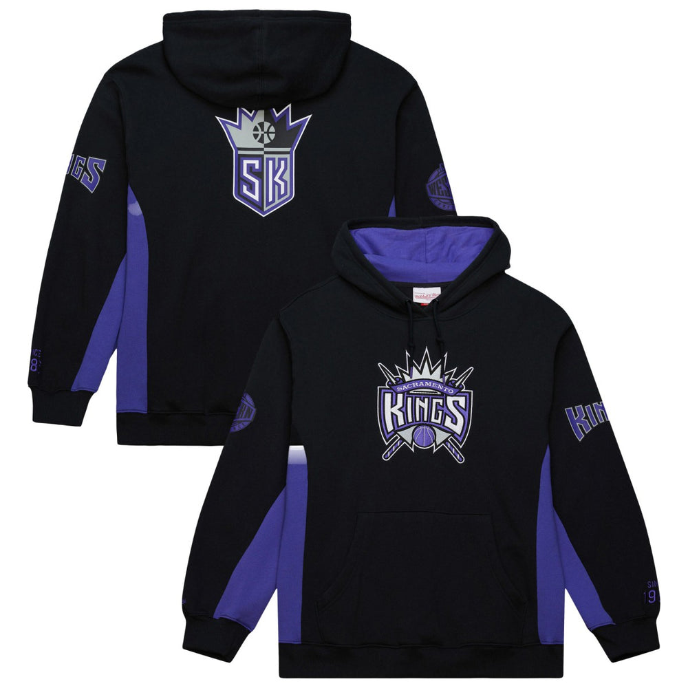 Sacramento Kings Hardwood Classics Team Origins Fleece Pullover Hoodie - Black shop