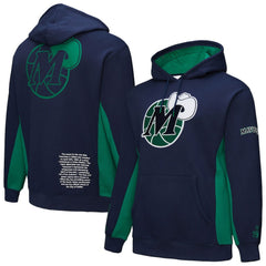 Dallas Mavericks Hardwood Classics Team Origins Fleece Pullover Hoodie sale - Navy outlet
