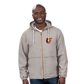 Baltimore Orioles G-III Sports by Carl Banks Full-Zip Rain Jacket Gray
