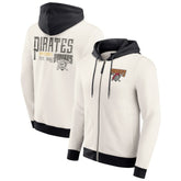 Pittsburgh Pirates Darius Rucker Collection Men's Polar Fleece Full-Zip Hoodie Cream
