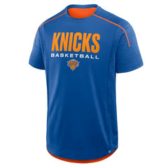 New York Knicks Inbound Pass Play Practice T-Shirt - Blue on sale