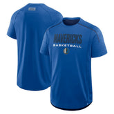 Dallas Mavericks Inbound Pass Play Practice T-Shirt sale - Blue for sale