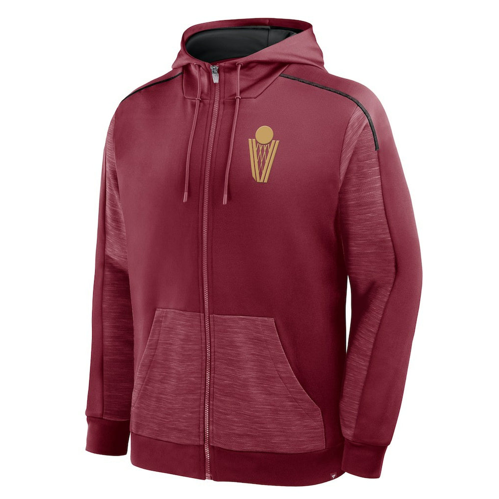 Cleveland Cavaliers Back Door Cut Play Defender Full-Zip Hoodie sale - Wine outlet