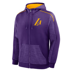 Los Angeles Lakers Back Door Cut Play Defender Full-Zip Hoodie - Purple shop