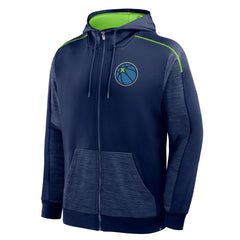 Minnesota Timberwolves Back Door Cut Play Defender Full-Zip Hoodie - Navy shop