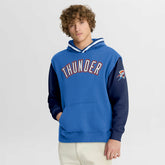 Oklahoma City Thunder Half Court Shot Clock Fastbreak Hoodie - Blue/Navy on sale