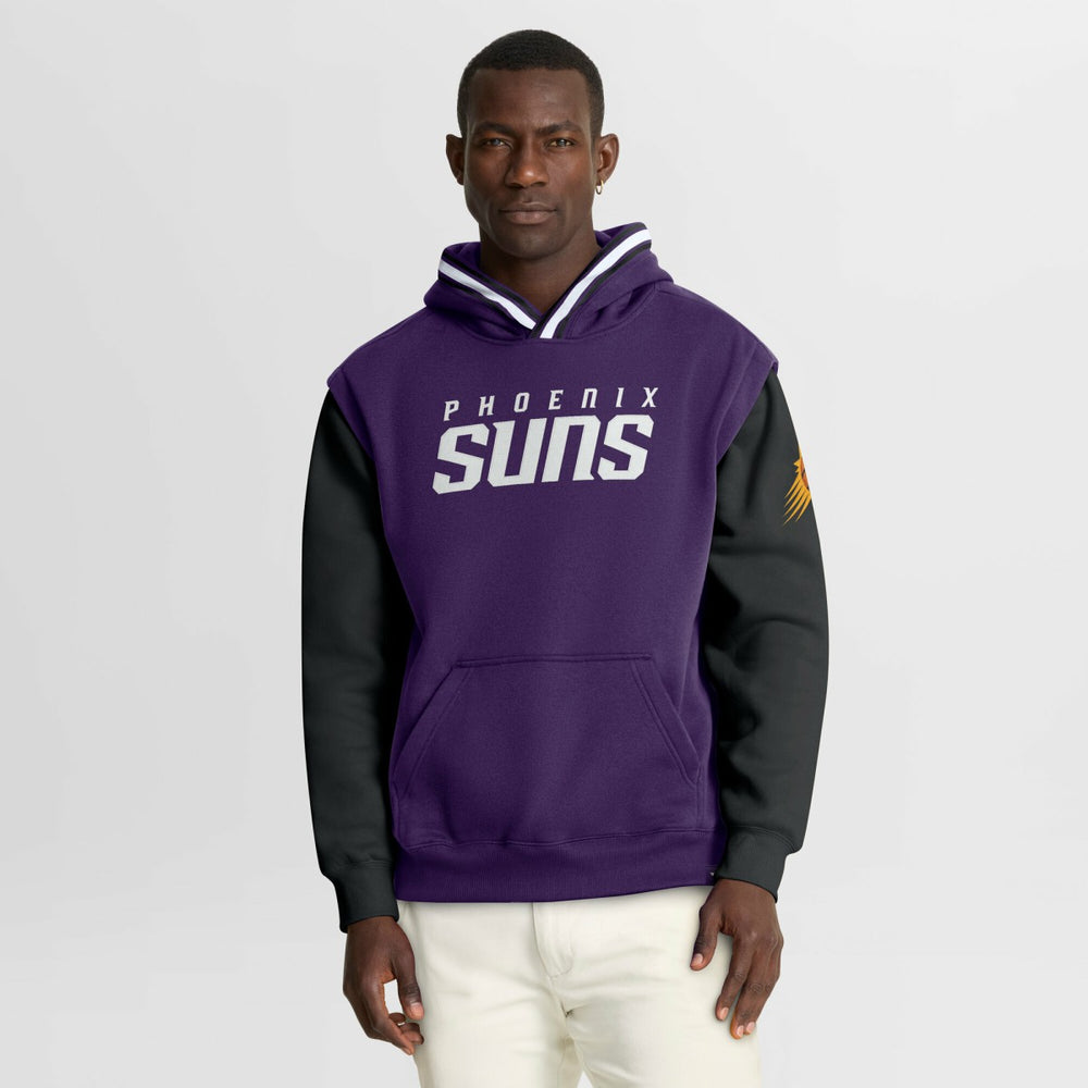 Phoenix Suns Half Court Shot Clock Fastbreak Hoodie - Purple/Black on sale