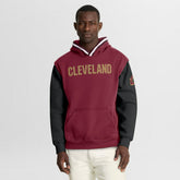 Cleveland Cavaliers Half Court Shot Clock Fastbreak Hoodie sale - Wine/Black for sale