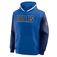 Dallas Mavericks Half Court Shot Clock Fastbreak Hoodie sale - Blue/Navy sale