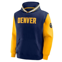 Denver Nuggets Half Court Shot Clock Fastbreak Hoodie sale - Navy/Gold cheap
