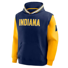 Indiana Pacers Half Court Shot Clock Fastbreak Hoodie - Navy/Gold on sale