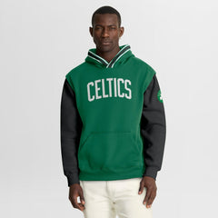 Boston Celtics Half Court Shot Clock Fastbreak Hoodie - Kelly Green/Black sale