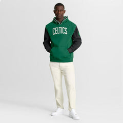 Boston Celtics Half Court Shot Clock Fastbreak Hoodie - Kelly Green/Black sale