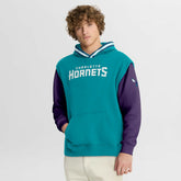 Charlotte Hornets Half Court Shot Clock Fastbreak Hoodie - Teal/Purple sale