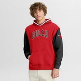 Chicago Bulls Half Court Shot Clock Fastbreak Hoodie - Red/Black sale