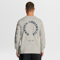 Minnesota Timberwolves Crossover Collection Ball Screen Action Premium Long Sleeve T-Shirt - Cream online