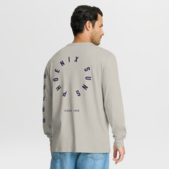 Phoenix Suns Crossover Collection Ball Screen Action Premium Long Sleeve T-Shirt - Cream on sale