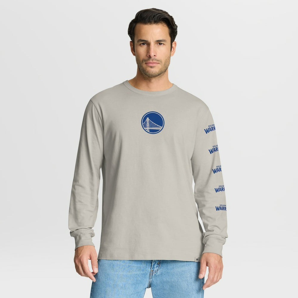 Golden State Warriors Crossover Collection Ball Screen Action Premium Long Sleeve T-Shirt sale - Cream for sale