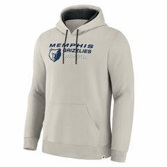 Memphis Grizzlies Crossover Collection Blocked Shot Premium Pullover Hoodie - Off White outlet